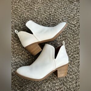White booties
